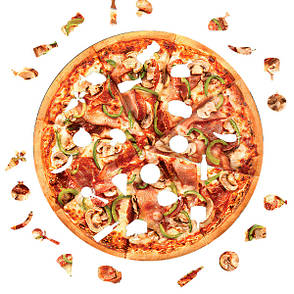 3D пазли PUZZLEAN - "It's pizza time!" А3 (Картонна коробка)), фото 2