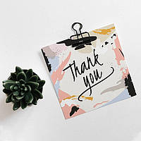 Открытки "Thank you 2", 7х7 см