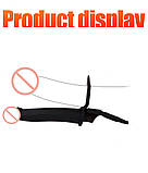 Насадка для подвійного проникнення Silicone Fantasy Double Prober Black, фото 6