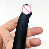 Насадка для подвійного проникнення Silicone Fantasy Double Prober Black, фото 5