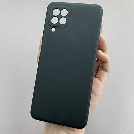 Чохол для Samsung Galaxy A22 м'який чохол із захистом камери на телефон самсунг а22 чорний cfh, фото 1
