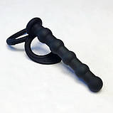 Насадка для подвійного проникнення Silicone Fantasy Double Prober Black, фото 8