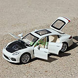 Машинка Porsche Panamera іграшка колекційна моделька металева 19 см Білий (59233), фото 6