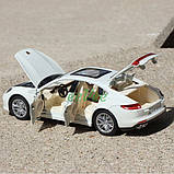 Машинка Porsche Panamera іграшка колекційна моделька металева 19 см Білий (59233), фото 7