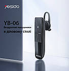 Блютуз гарнітура навушник вкладка Bluetooth 5.0 YESIDO YB-06 Black, фото 2