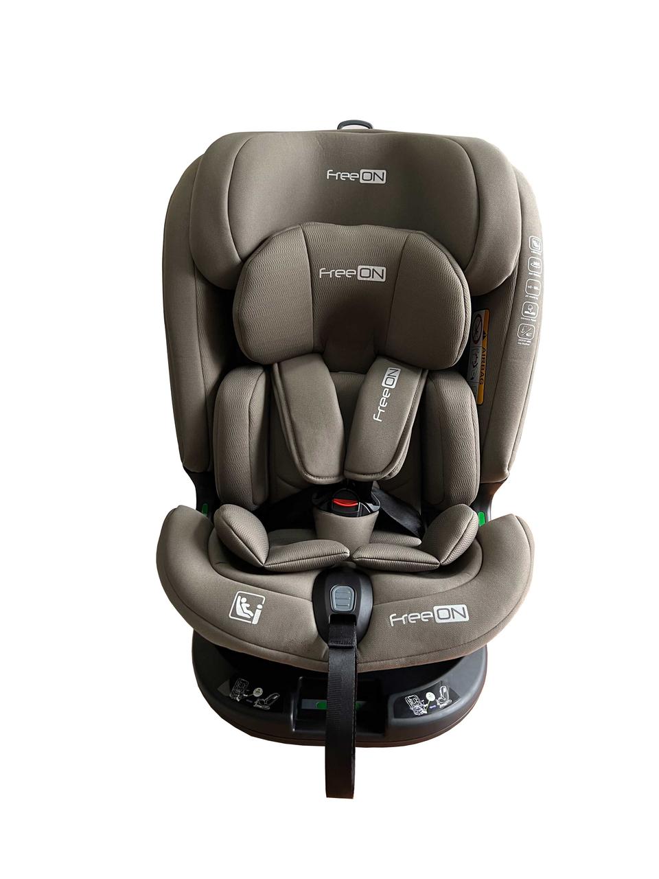Автокрісло FreeON EPIC, поворотність 360°, iSize 40-150 см, коричневий, фото 1
