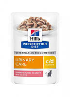 Hill s Prescription Diet c/d Salmon влажный корм для котов 85 г