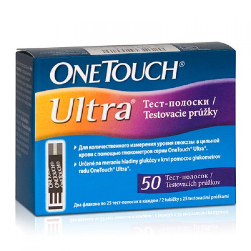 Тест смужки OneTouch Ultra (Ван Тач Ультра) 50 шт