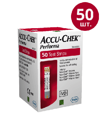 Тест смужки Акку-Чек Перформа No50 (Accu-chek Performa)