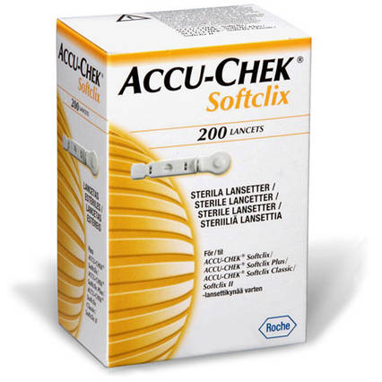 Ланцети Акку-Чек Софтклікс (Accu-Chek Softclix) 200 шт