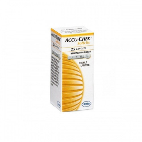 Ланцети Акку-Чек Софтклікс (Accu-Chek Softclix) 25 шт