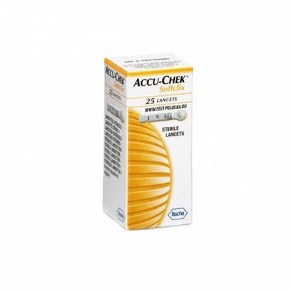 Ланцети Акку-Чек Софтклікс (Accu-Chek Softclix) 25 шт