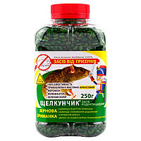 Родентицид Щелкунчик, зерновая смесь от грызунов, с ароматом арахиса, 250 г