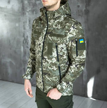 Куртка Pobedov Motiv SoftShell на флісі ММ14