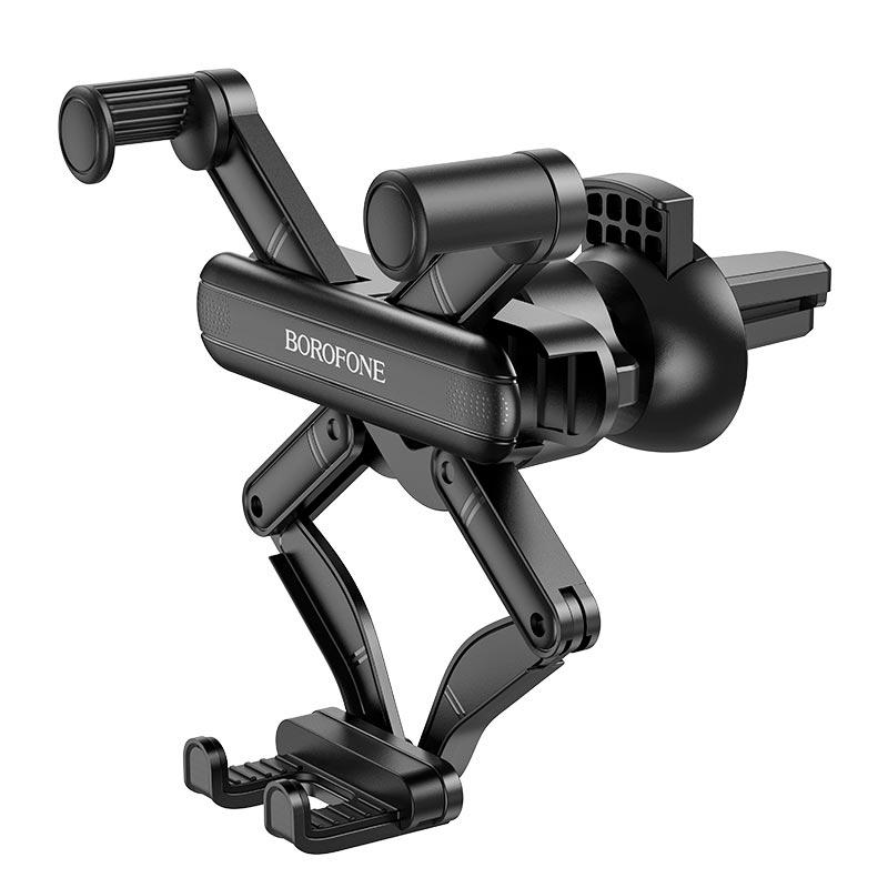 Тримач Borofone Point air outlet gravity linkage Car holder BH78 |4.5-7"| чорний, фото 1