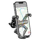 Тримач Borofone Point air outlet gravity linkage Car holder BH78 |4.5-7"| чорний, фото 2