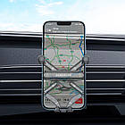 Тримач Borofone Point air outlet gravity linkage Car holder BH78 |4.5-7"| чорний, фото 8