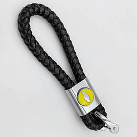 Брелок для ключів шкіряна косичка CHEVROLET (Шевроле)