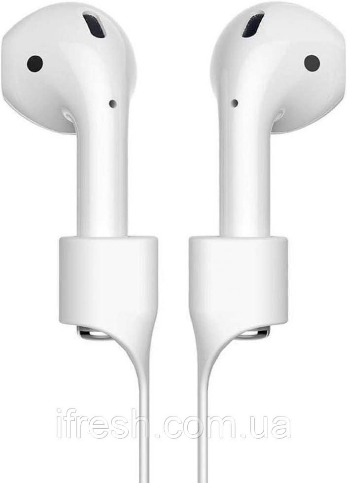 Тримач (на шию) для AirPods 2/1 Baseus Earphone Strap, Grey White (ACGS-A0G)