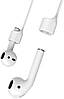 Тримач (на шию) для AirPods 2/1 Baseus Earphone Strap, Grey White (ACGS-A0G), фото 3