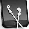 Тримач (на шию) для AirPods 2/1 Baseus Earphone Strap, Grey White (ACGS-A0G), фото 6