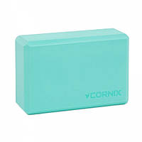 Блок для йоги Cornix XR-0100 Mint 22.8 x 15.2 x 7.6 см, World-of-Toys