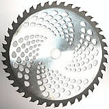 Диск для тримера побідитовий 25,4x254 мм, 40-зубчастий, Ніж для бензокоси, мотокоси, фото 3