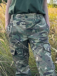 Жіночі військові осінні штани мультикам Жіночі тактичні штани ЗСУ "Multicam" Штани жіночі камуфляж мультикам