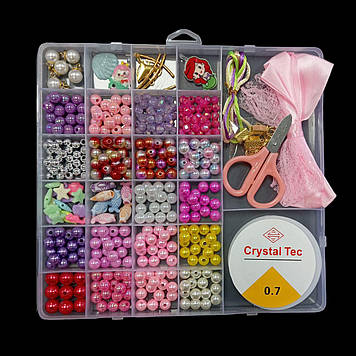 Набір намистин для плетіння "Казка" 19х19 см