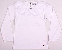 Водолазка / блузка / гольф для девочки белая с длинным рукавом Турция р. 152