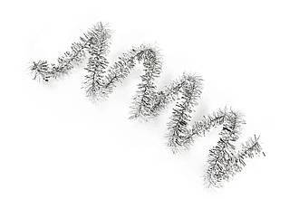 Синельний дріт, 30 см, блискуча срібло