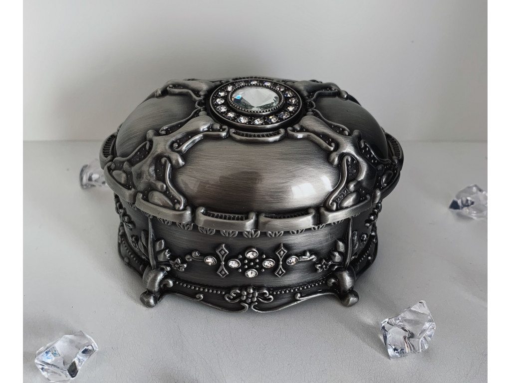 💎Скринька з мельхіору для прикрас, бездоганна, фото 1