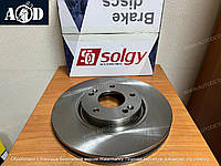 Тормозной диск передний на Hyundai Tucson, диам. 300 мм 2004-->2010 Solgy (Испания) 208059