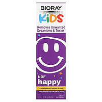 NDF Happy, видаляє небажані мікроорганізми та токсини, для дітей, з ароматом персика,Bioray,  60 мл