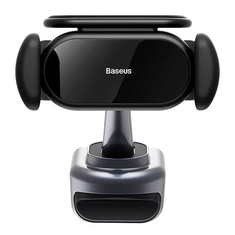 Тримач Baseus T-Space Solar Electric Car Mount (C40351300111-00) чорний