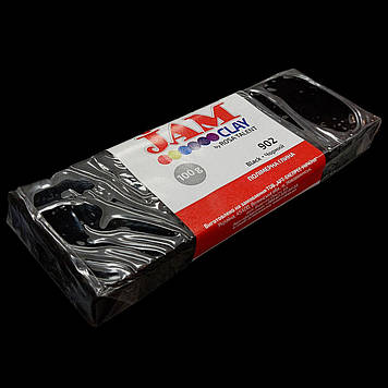 Полімерна глина Jam Clay, 100 г, №902, Чорна