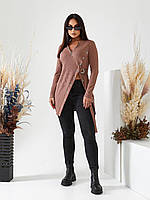 Стильна жіноча подовжена асиметрична туніка батал р.42-52. Арт-2463/15