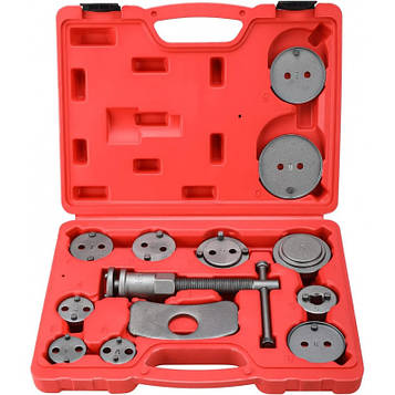 Набір інструментів для стиснення гальмівних циліндрів 13 предметів Rewolt T6027