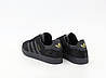 Кросівки чоловічі Adidas Originals Gazelle Black Адідас Газель низькі снікерс чорні замша В'єтнам, фото 10