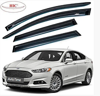 Дефлекторы окон ветровики Ford Mondeo V сед 2015-2022 , Ford Fusion USA 2015-2020 (скотч) ACRYL-AUTO