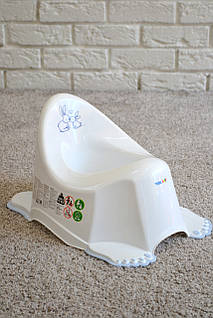 Горщик Tega Тега Кролики антиковзний, білий