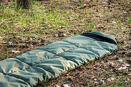Спальний мішок daymart ЛІТО (ковдра з капюшоном), Хакі, ширина 100 см