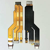 Шлейф с коннектором зарядки Sony G8231 Xperia XZs с компонентами