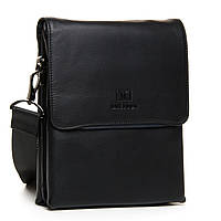 Мужская сумка - планшетка кожа натуральная черная BRETTON 5308-4 black
