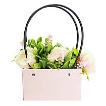 Сумочки для квітів пудра 5 шт