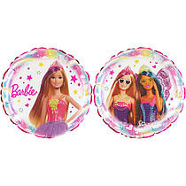 Фольгована кругла кулька "Барбі дівчата" 18" Grabo