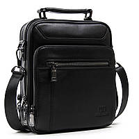 Мужская сумка - планшетка кожа натуральная черная BRETTON BE N9366-3 black