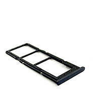 SIM лоток Samsung A12 / A125 / M12 / M127 Black