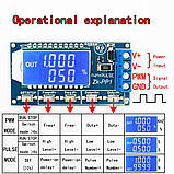 Модуль 2-режимного 1-канального ШІМ-генератора імпульсів 1Hz-150kHz 3.3-30V ZK-PP1, фото 4