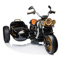Детский мотоцикл на аккумуляторе электромотоцикл трехколесный Bambi M 5049EL-2 черный